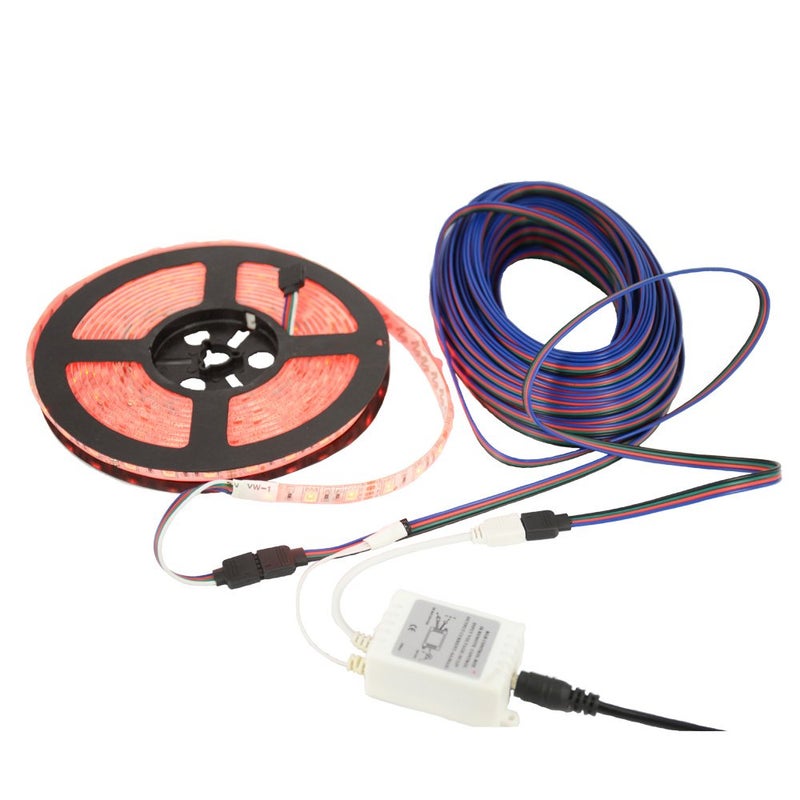 Hualand 10m/32.8ft RGB LED Strip Extension Cable with Full Copper Wires Inside - 4 Pin RGB Wire for 5050 3528 LED Strip - Image 5